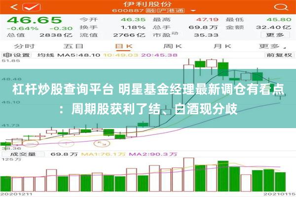 杠杆炒股查询平台 明星基金经理最新调仓有看点：周期股获利了结、白酒现分歧