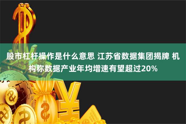 股市杠杆操作是什么意思 江苏省数据集团揭牌 机构称数据产业年均增速有望超过20%