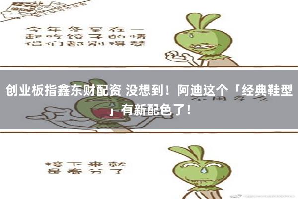 创业板指鑫东财配资 没想到！阿迪这个「经典鞋型」有新配色了！